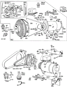 Electric Starters parts for Briggs & Stratton Engine 233431-0152-99 from AppliancePartsPros.com