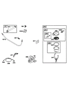 Fuel Grp parts for Briggs & Stratton Engine 233451-1151-01 from AppliancePartsPros.com