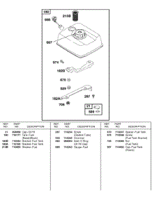 Fuel Supply parts for Briggs & Stratton Engine 235432-0290-B1 from AppliancePartsPros.com