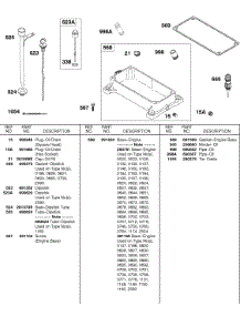Engine Base, Dipstick parts for Briggs & Stratton Engine 243431-0124-99 from AppliancePartsPros.com