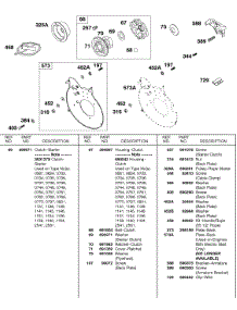 Back Plate, Starter Clutch parts for Briggs & Stratton Engine 243431-1134-01 from AppliancePartsPros.com
