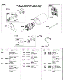 Electric Starter 2 parts for Briggs & Stratton Engine 243431-1134-01 from AppliancePartsPros.com