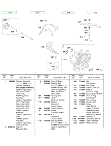 Cylinder, Oil Sensor, Manuals, Labels parts for Briggs & Stratton Engine 245432-0121-01 from AppliancePartsPros.com