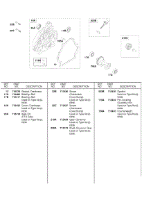 Crankcase Cover, Counterweight parts for Briggs & Stratton Engine 245432-0270-B1 from AppliancePartsPros.com