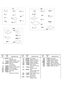 Carburetor Overhaul Kit, Engine / Valve Gasket Sets parts for Briggs & Stratton Engine 245432-0521-B1 from AppliancePartsPros.com