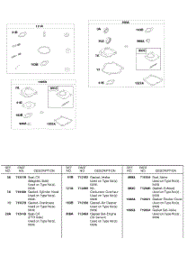 Carburetor Overhaul Kit, Engine / Valve Gasket Sets parts for Briggs & Stratton Engine 245432-0567-B1 from AppliancePartsPros.com