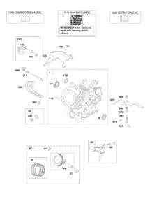 Cylinder, Piston / Rings / Connecting Rod, Owner's Manual parts for Briggs & Stratton Engine 246437-0084-E9 from AppliancePartsPros.com