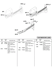 Control Panel parts for Briggs & Stratton Engine 247437-0111-E1 from AppliancePartsPros.com