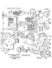 Cylinder,Crankcase,Piston parts for Briggs & Stratton Engine 251415-0207-99 from AppliancePartsPros.com