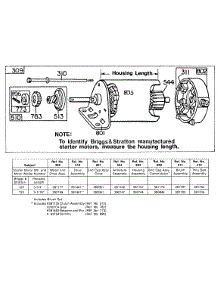 Electric Starter parts for Briggs & Stratton Engine 251417-0143-99 from AppliancePartsPros.com