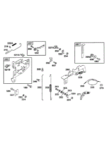 Controls parts for Briggs & Stratton Engine 252416-0757-01 from AppliancePartsPros.com