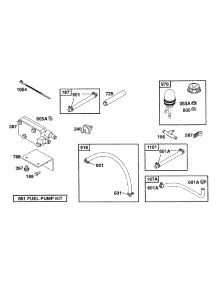 Fuel Pump Grp parts for Briggs & Stratton Engine 252417-0180-99 from AppliancePartsPros.com
