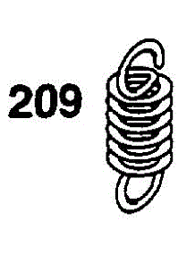 Governor Spring parts for Briggs & Stratton Engine 252707-0709-01 from AppliancePartsPros.com