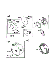 Rewind Assy parts for Briggs & Stratton Engine 254412-0544-01 from AppliancePartsPros.com