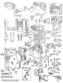 Cylinder,Mufflers,Piston Grp parts for Briggs & Stratton Engine 254427-0130-01 from AppliancePartsPros.com