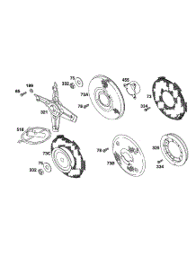 Fans, Screens, parts for Briggs & Stratton Engine 254427-4010-01 from AppliancePartsPros.com