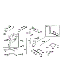 Controls parts for Briggs & Stratton Engine 254427-4033-01 from AppliancePartsPros.com