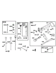 Oil Fill, Oil Gard parts for Briggs & Stratton Engine 254427-4034-01 from AppliancePartsPros.com