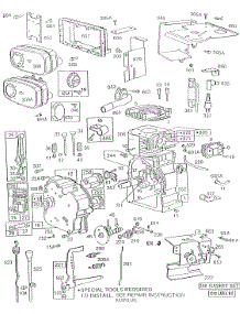 Cylinder,Mufflers,Oil Fill parts for Briggs & Stratton Engine 255427-0135-01 from AppliancePartsPros.com