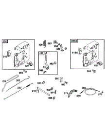 Controls parts for Briggs & Stratton Engine 255707-0149-99 from AppliancePartsPros.com