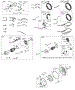 Alternator, Electric Starter, Gear Reducer