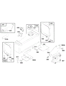 Fuel Tank Grp parts for Briggs & Stratton Engine 257707-0119-01 from AppliancePartsPros.com