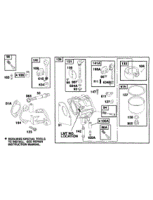 Carburetor Assy parts for Briggs & Stratton Engine 258707-0140-01 from AppliancePartsPros.com