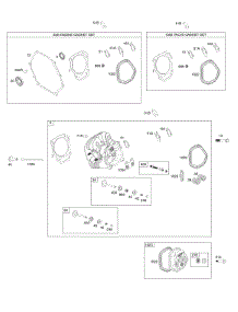 Cylinder Head, Gasket Sets parts for Briggs & Stratton Engine 25P132-0001-G1 from AppliancePartsPros.com