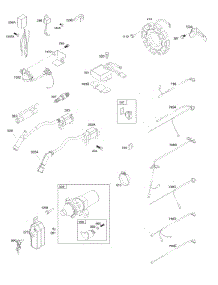 Alternator, Armature, Electrical System, Ignition, Spark Plug parts for Briggs & Stratton Engine 25T237-0143-H1 from AppliancePartsPros.com