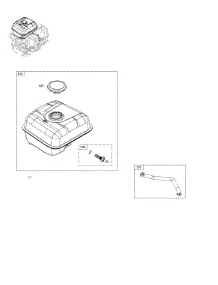 Fuel Supply parts for Briggs & Stratton Engine 25U232-0002-01 from AppliancePartsPros.com