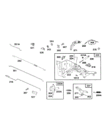 Control Bracket Assembly parts for Briggs & Stratton Engine 261777-0036-01 from AppliancePartsPros.com