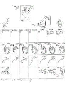 Alternator Chart parts for Briggs & Stratton Engine 281707-0142-01 from AppliancePartsPros.com