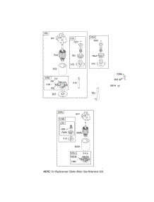 Electric Starter parts for Briggs & Stratton Engine 283707-0118-02 from AppliancePartsPros.com