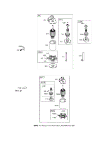 Electric Starter parts for Briggs & Stratton Engine 284707-1101-E1 from AppliancePartsPros.com