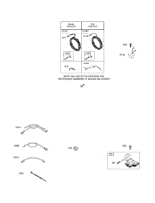 Alternator, Ignition parts for Briggs & Stratton Engine 284707-1136-E1 from AppliancePartsPros.com