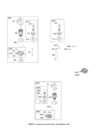 Electric Starters parts for Briggs & Stratton Engine 286707-0119-01 from AppliancePartsPros.com