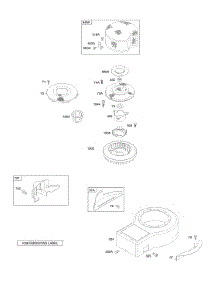 Blower Housing, Rotating Screen parts for Briggs & Stratton Engine 286707-4029-02 from AppliancePartsPros.com