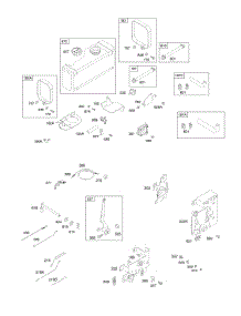 Fuel, Brackets, Controls, Springs parts for Briggs & Stratton Engine 286707-4528-E1 from AppliancePartsPros.com