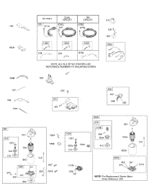 Electric Starter, Alternator, Magneto parts for Briggs & Stratton Engine 287707-1274-E1 from AppliancePartsPros.com