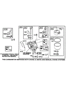 Carburetor Assy parts for Briggs & Stratton Engine 28A707-0526-99 from AppliancePartsPros.com
