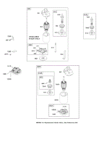Electric Starters parts for Briggs & Stratton Engine 28D702-1142-E1 from AppliancePartsPros.com