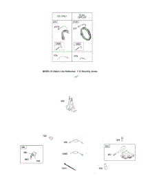 Alternator, Wires, Ignition parts for Briggs & Stratton Engine 28D707-1130-E1 from AppliancePartsPros.com