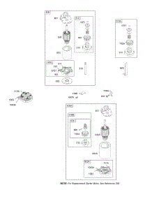 Electric Starter parts for Briggs & Stratton Engine 28M707-1125-E1 from AppliancePartsPros.com