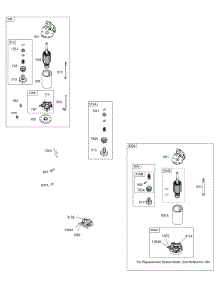 Electric Starter parts for Briggs & Stratton Engine 28N707-1129-E2 from AppliancePartsPros.com