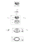 Flywheel Fan, Rotating Screen, Flywheel, Ring Gear