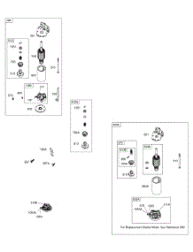 Electric Starter parts for Briggs & Stratton Engine 28Q777-0623-A1 from AppliancePartsPros.com