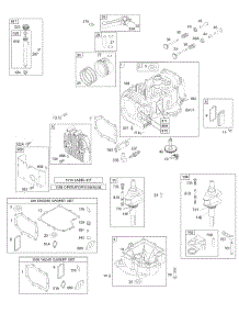 Cylinder, Head, Piston, Crankshaft, Gasket, Oil, Sump parts for Briggs & Stratton Engine 28R707-0637-A1 from AppliancePartsPros.com
