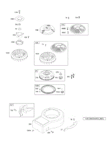 Blower Housing, Flywheel, Rotating Screens parts for Briggs & Stratton Engine 28R707-1140-E1 from AppliancePartsPros.com