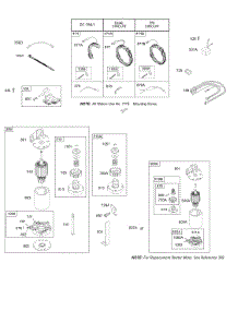 Alternator, Ignition, Wires, Electric Starter parts for Briggs & Stratton Engine 28R707-1158-E1 from AppliancePartsPros.com