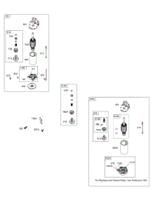 Electric Starter parts for Briggs & Stratton Engine 28S777-1111-E1 from AppliancePartsPros.com